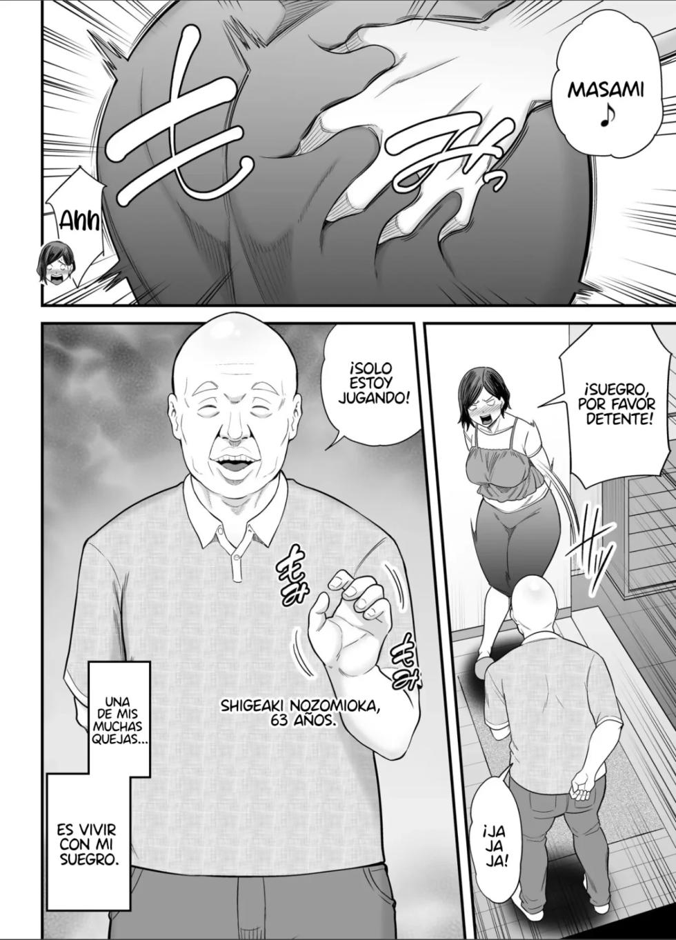 [Ura Meshiya (Maccha Neji)] Otou-san no Onna ni Natta Hi | El día en que me convertí en la mujer de mi suegro [Spanish] [TdeTurbina] - Page 3