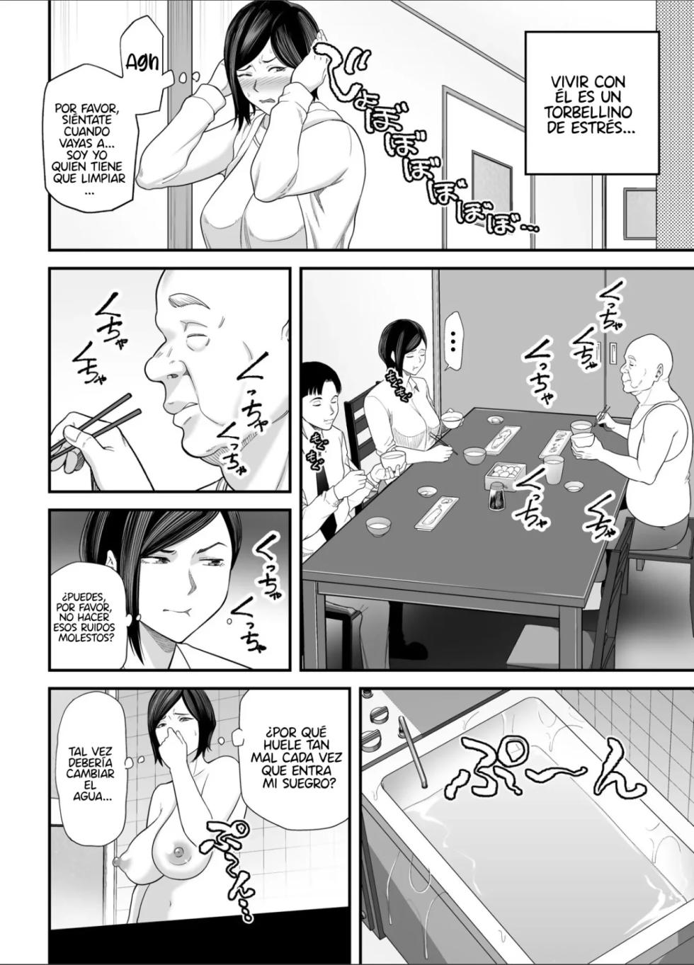 [Ura Meshiya (Maccha Neji)] Otou-san no Onna ni Natta Hi | El día en que me convertí en la mujer de mi suegro [Spanish] [TdeTurbina] - Page 5