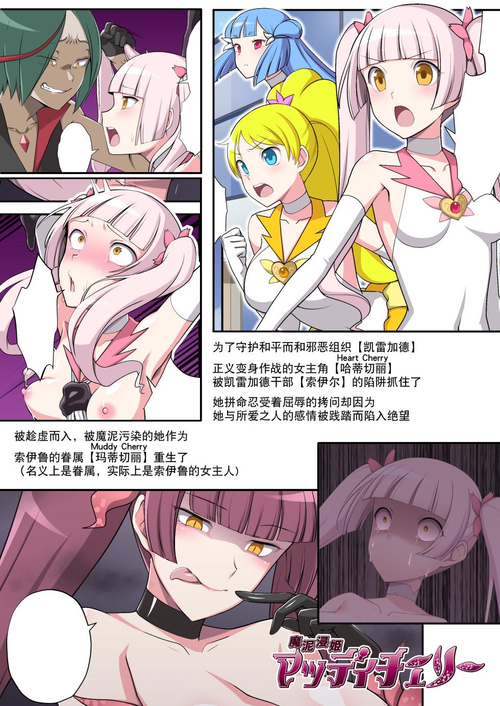 [Devil Dance]魔泥浸姫玛蒂切丽外传 原·正义魔法少女变成扶她女怪人成为伪娘干部专用的人形肉棒的故事[贱兔汉化组] - Page 3