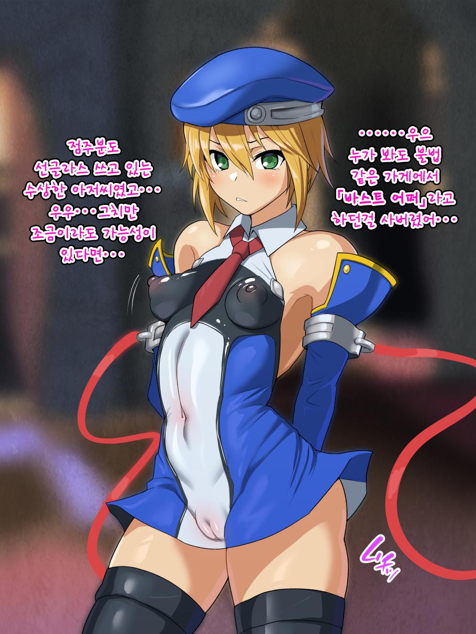 [Kageusu Gokuto] noel Bust Upper→Goblin Taiji (BLAZBLUE) [Korean] - Page 1