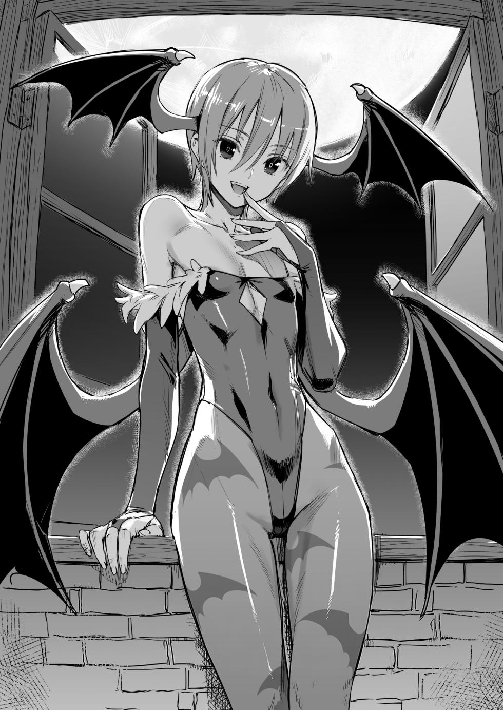 [ajisaidenden (Kawakami Rokkaku)] a copybon about a certain succubus sucking out your life force (Darkstalkers) [English] [Decensored] [Digital] - Page 3