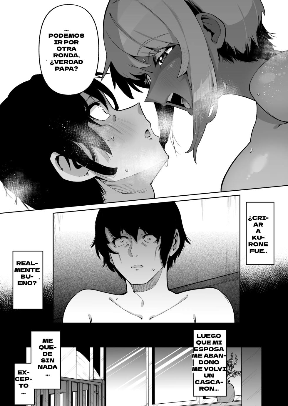 [Zonebell Market (Zonebell Tsukiji)] Ore to Musume wa Chi ga Tsunagatteinai (Ge) | Mi Hija y Yo No Estamos Emparentados  por Sangre (Parte 2) [Spanish] [Neko-sensei] [Digital] - Page 17