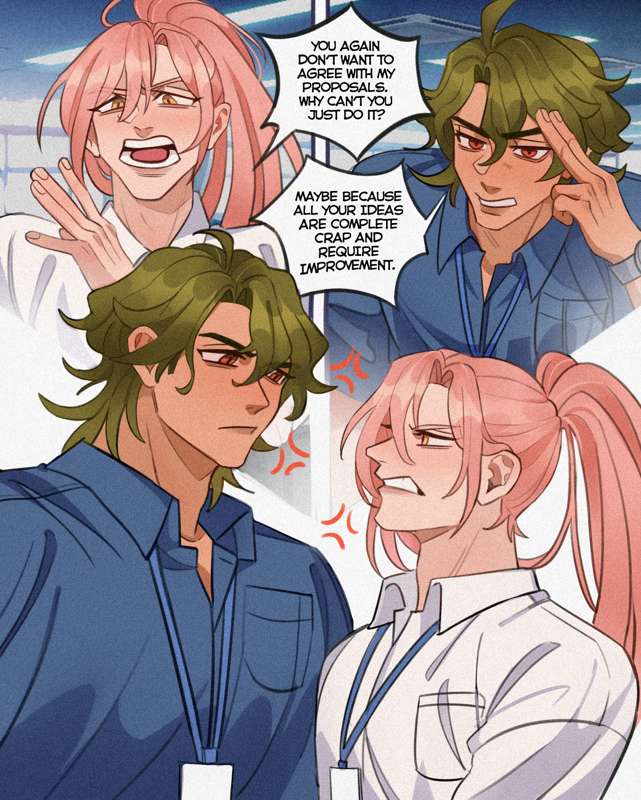 [Miloras] Office au Matchablossom comic - Page 1