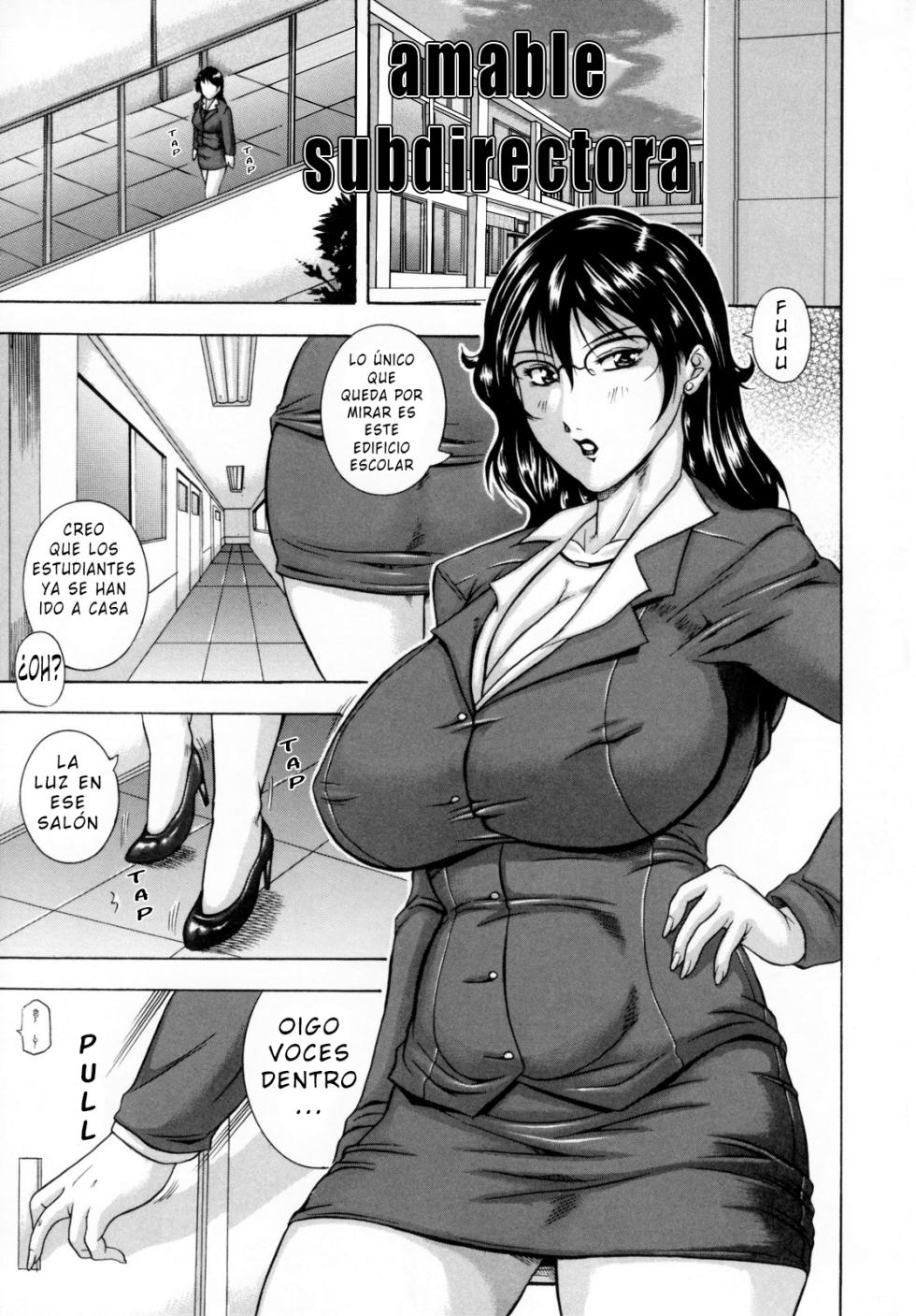 [Akane Shuuhei] Yasashii Kyoutou Sensei | Amable Subdirectora (Kisshou Tennyo) [Spanish] - Page 1