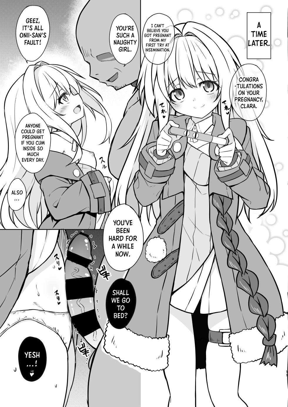 [Tonzura Douchuu (Kazawa)] Clara o Saimin Shite Hanshoku no Unmei o Ayumitai | Hypnotizing Clara to Breed for Life (Honkai: Star Rail) [Shiro Translation] [Digital] - Page 10