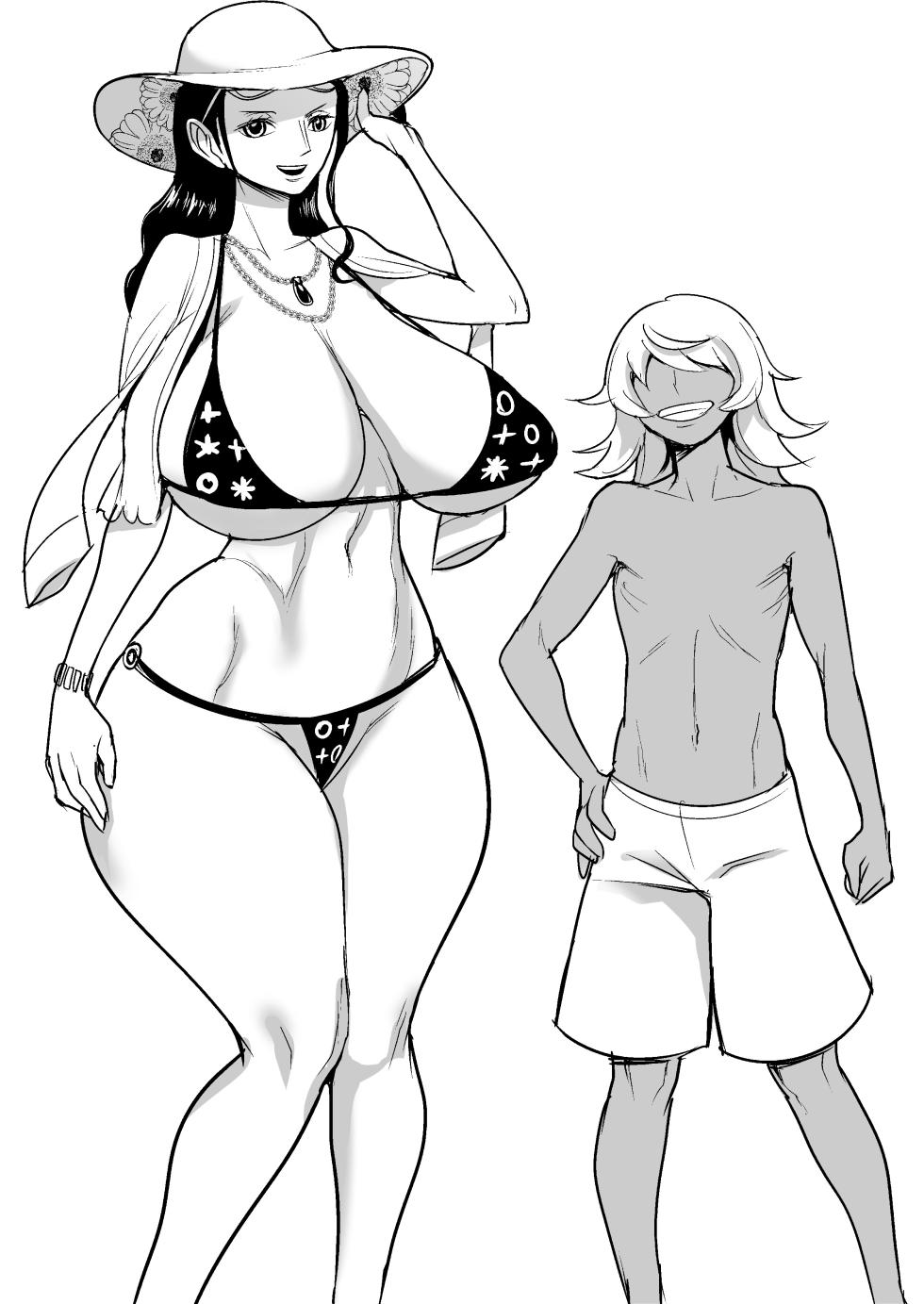 [REM9 (Hamiltan)] NamiRobi OneShota Vacance | NamiRobi OneShota Vacaciones (One Piece) [Spanish] [Al Chile no Sé Scan] [Digital][v2] - Page 3