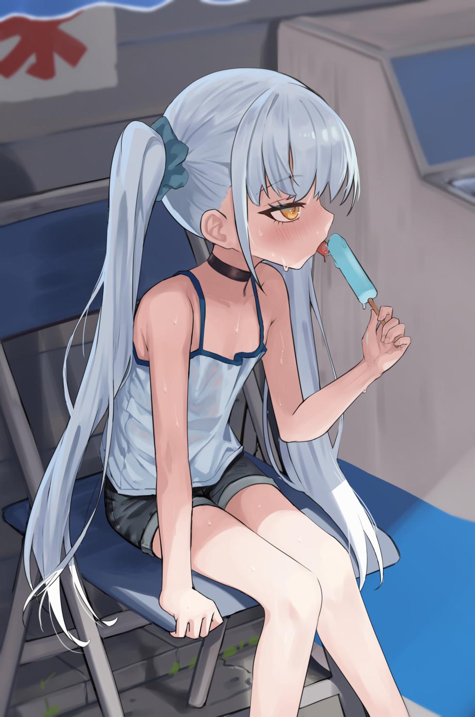 [Honashi] Atsu Sugiru kara Ice Soshite Ofuro! [Decensored] - Page 1