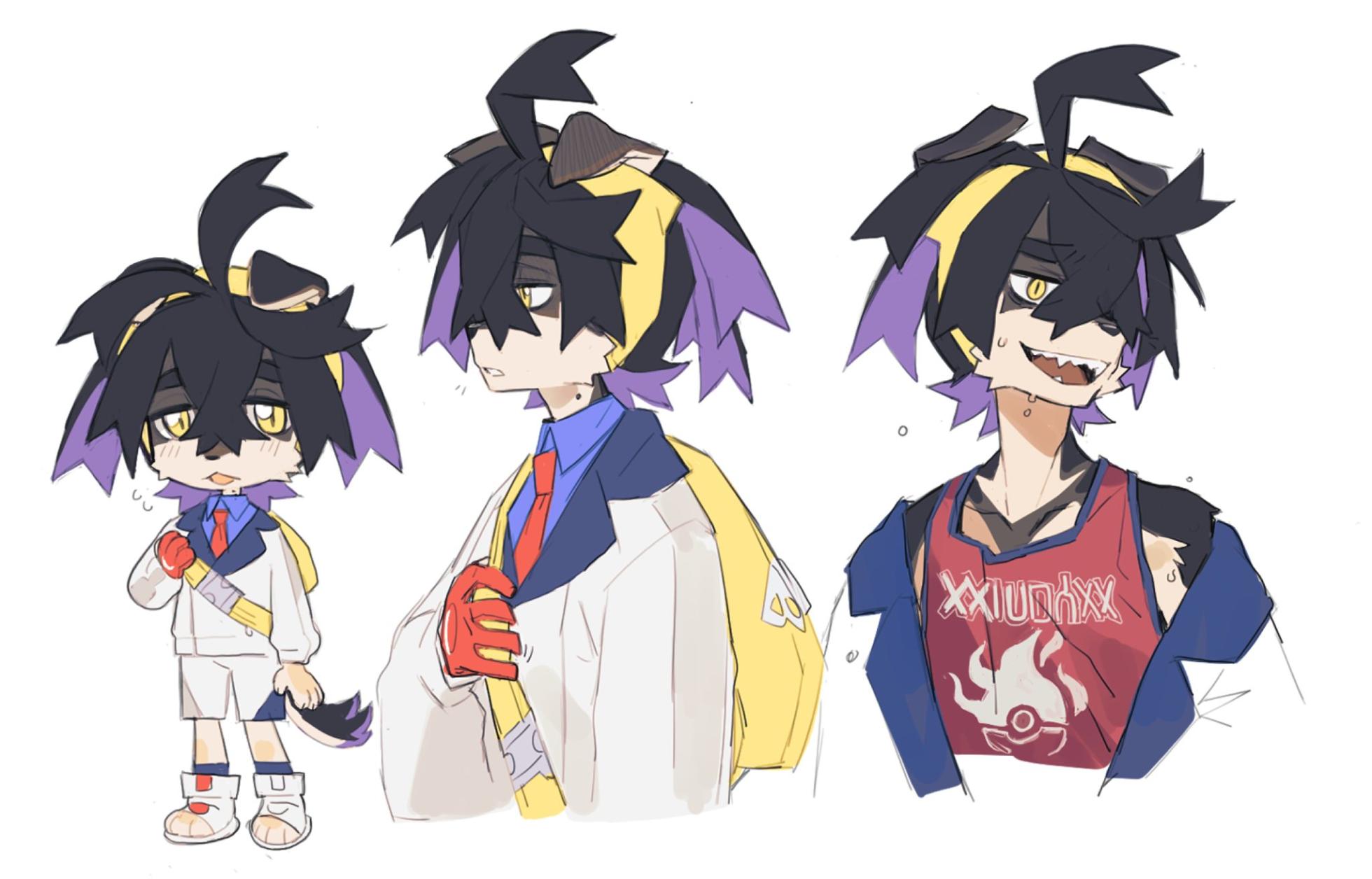 [Telson (knifedragon)] Ancient AU-Blueberry Academy (Pokemon) - Page 1