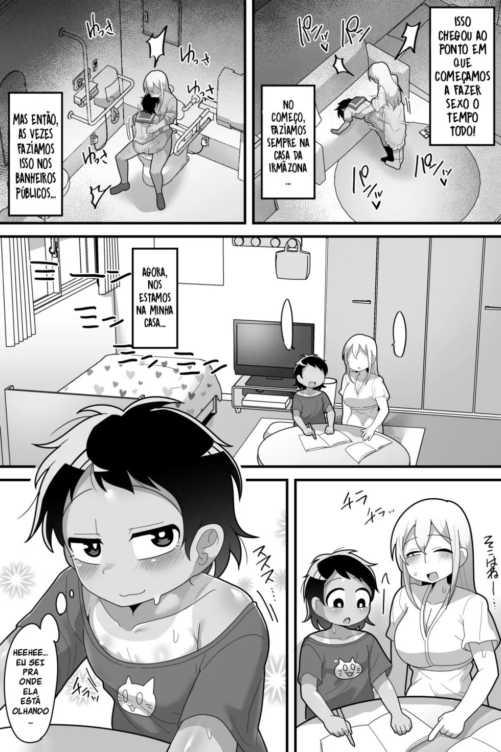[Dakkoku Kidoutai S.A.C (Dakkoku Jiro)] Daisuki na Kinjo no Yasashii Onee-chan ga Futanari datte node Senyou Onaho ni Narimashita [Portuguese-BR] [Bocchi Tradução] - Page 29