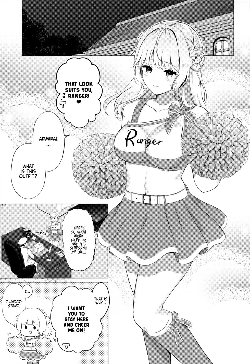 (COMIC1☆23) [Nanairo no Neribukuro (Nanashiki Fuka)] Ranger ni Ganbare Ganbare Saretai (Kantai Collection -KanColle-) [English] [Ne-Kai Agenda] - Page 3