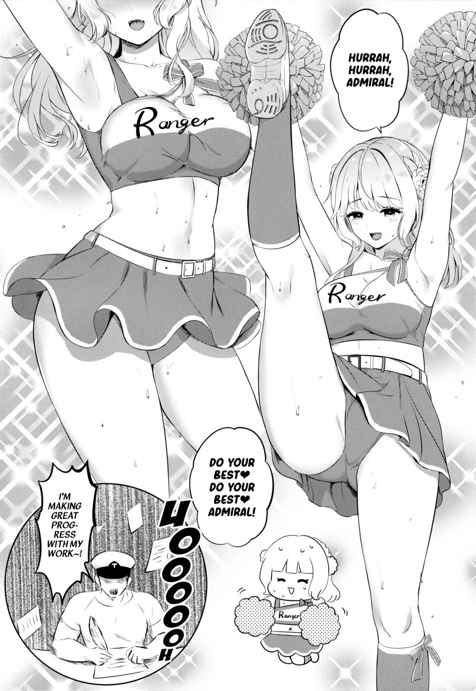 (COMIC1☆23) [Nanairo no Neribukuro (Nanashiki Fuka)] Ranger ni Ganbare Ganbare Saretai (Kantai Collection -KanColle-) [English] [Ne-Kai Agenda] - Page 4