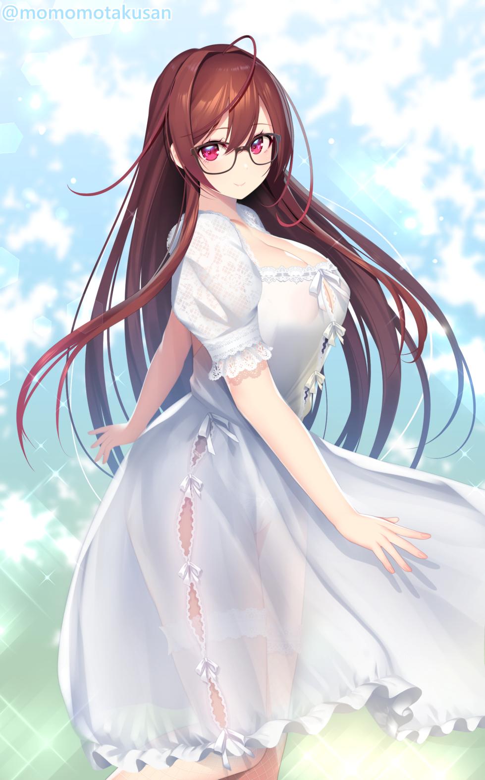 [柏餅 よもぎ / yomogi] White One-Piece Dresses - Page 13