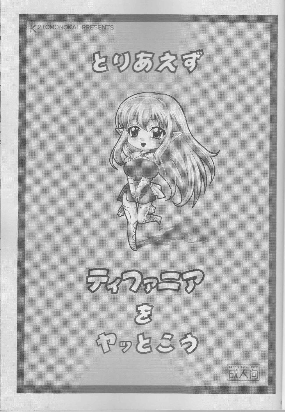 (C74) [K2 Tomo no Kai (Mizuki)] Toriaezu Tiffania o Yattokou (Zero no Tsukaima) [English] [xinsu] - Page 2