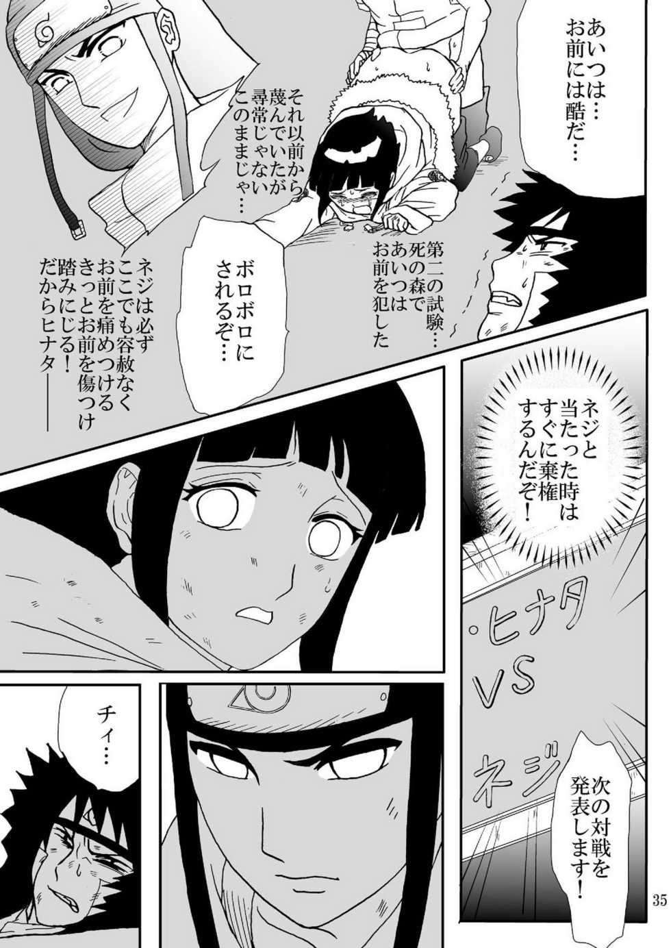 [Neji Hina no Sekai (Kuuya)] Kyouren no Hate (NARUTO) [Digital] - Page 35