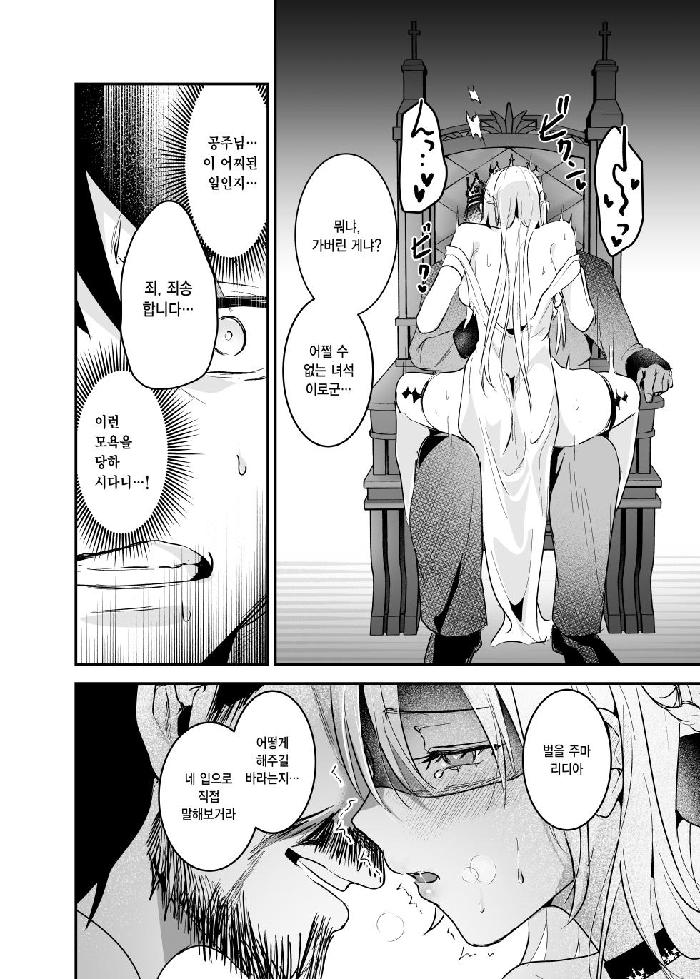 [Yoshida Killy] Oujo Kanraku 2 | 왕녀 함락 2 [Korean] [Digital] - Page 22
