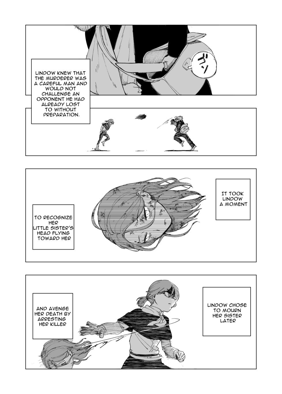 [Kubikiri] Sheriff Lindow and the Murderer - Page 28