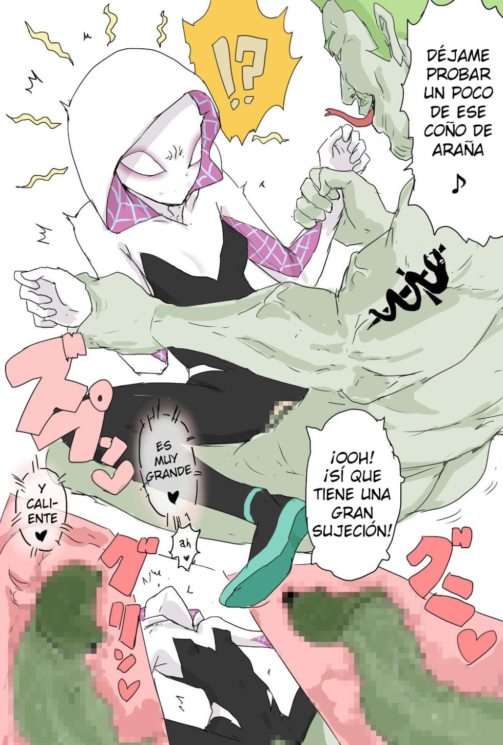 [Aporon] Haramase Gwen-chan | Impregnated Gwen (Spider-Man: Across the Spider-Verse) (Spanish) [kalock & ToonX] - Page 2