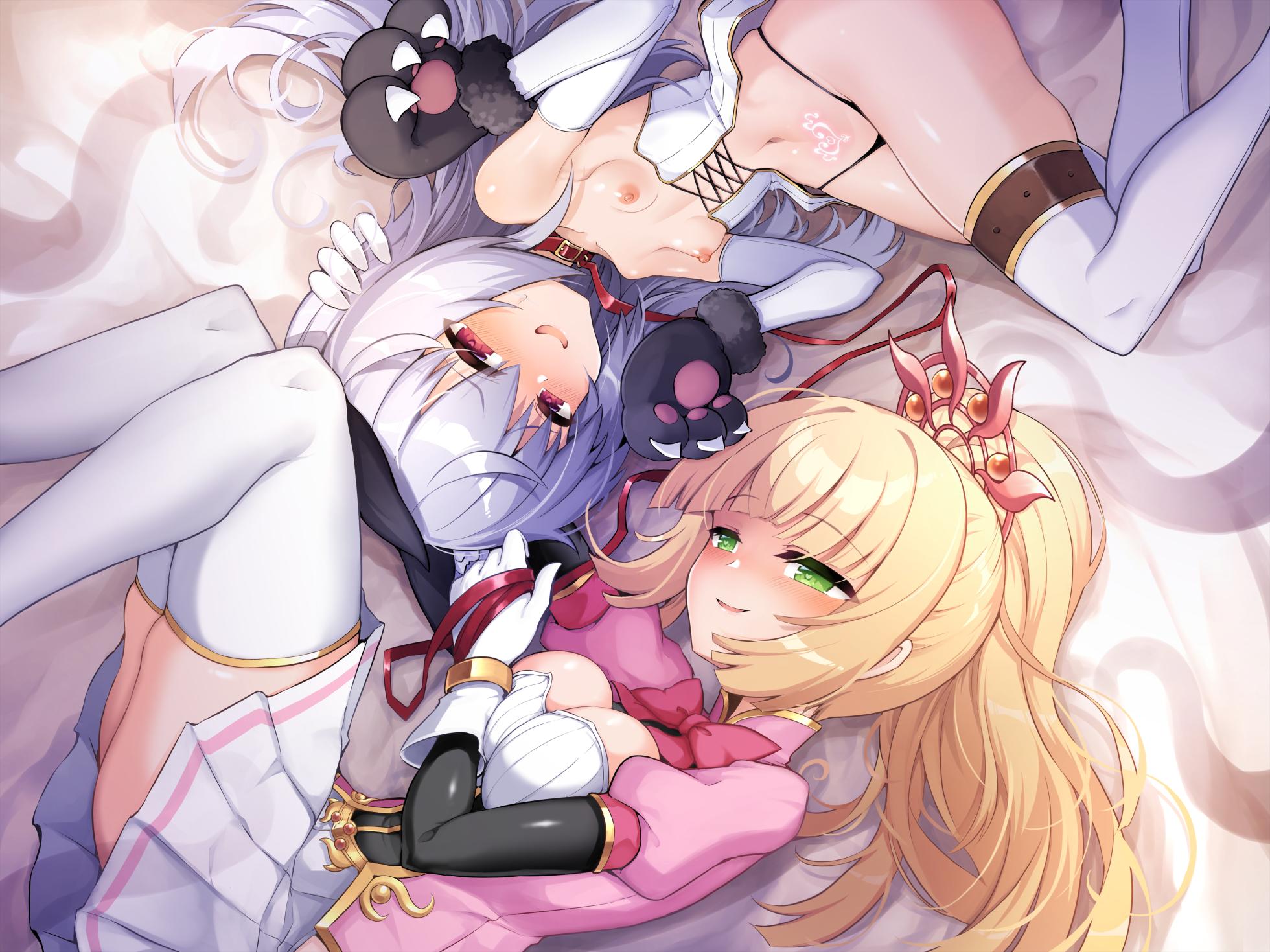 [I'm moralist (Yanagihara Mitsuki, Sasamashin)] Mazoneko x Mahou Shoujo ~Aku no Mahou Shoujo ga, Seigi no Mahou Shoujo to Suenagaku Shiawase ni Kurasu Manga~ - Page 2