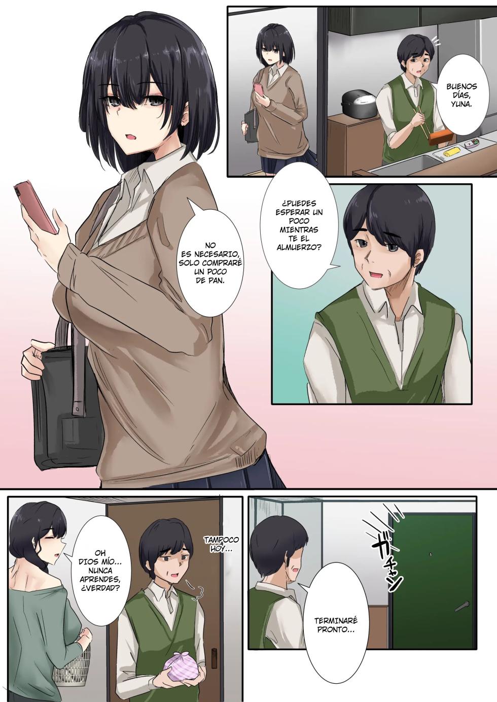 [Merukoro (KANIKORO)] Otou-san to Sex Shitara Dame desu ka？| ¿Está Mal Tener Sexo con mi Papá？[Spanish] [Sakura Projects] - Page 9