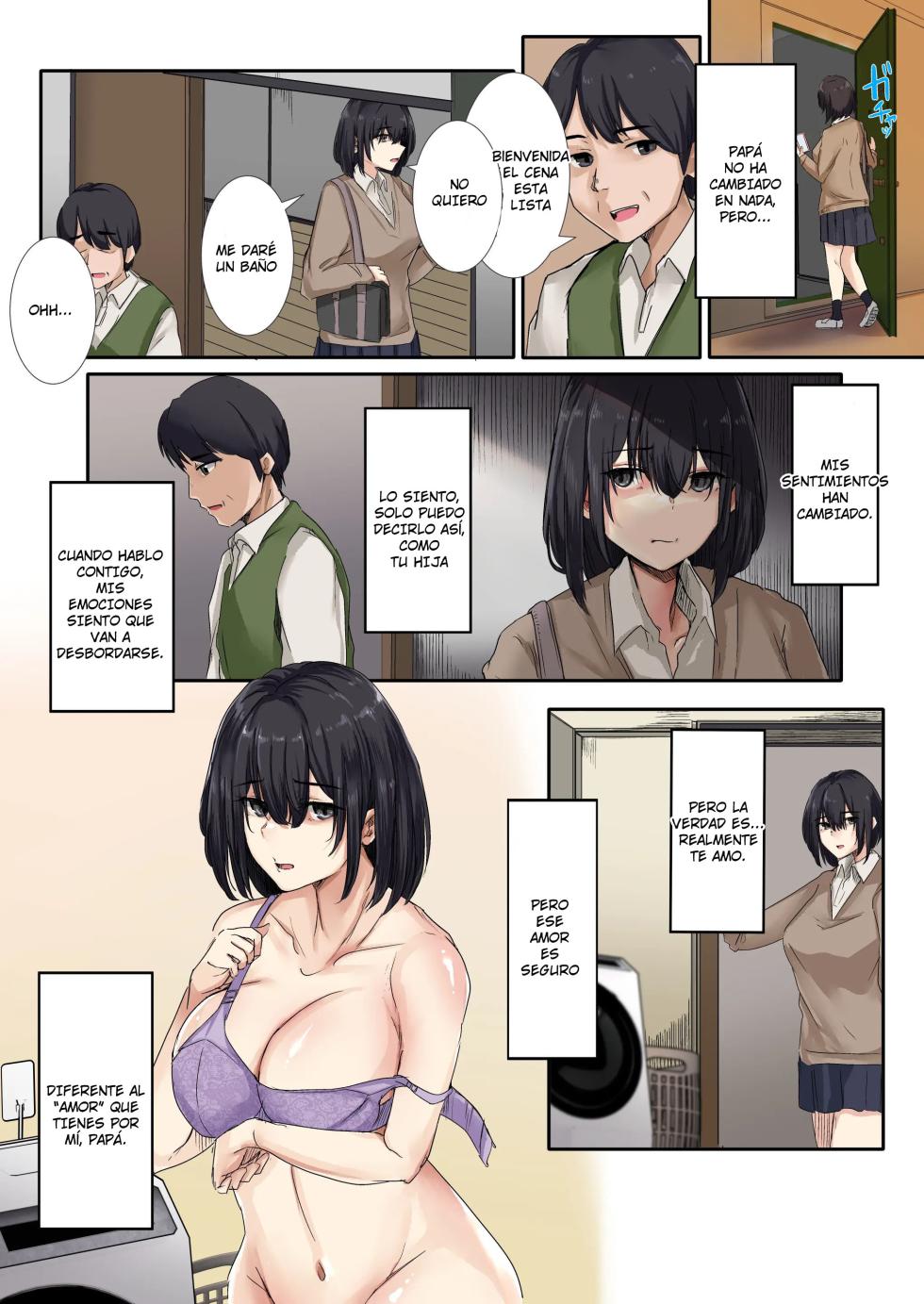 [Merukoro (KANIKORO)] Otou-san to Sex Shitara Dame desu ka？| ¿Está Mal Tener Sexo con mi Papá？[Spanish] [Sakura Projects] - Page 13