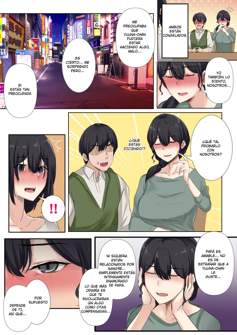 [Merukoro (KANIKORO)] Otou-san to Sex Shitara Dame desu ka？| ¿Está Mal Tener Sexo con mi Papá？[Spanish] [Sakura Projects] - Page 20