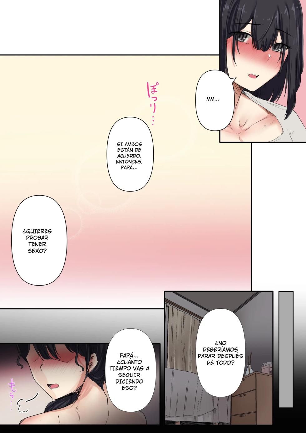 [Merukoro (KANIKORO)] Otou-san to Sex Shitara Dame desu ka？| ¿Está Mal Tener Sexo con mi Papá？[Spanish] [Sakura Projects] - Page 21