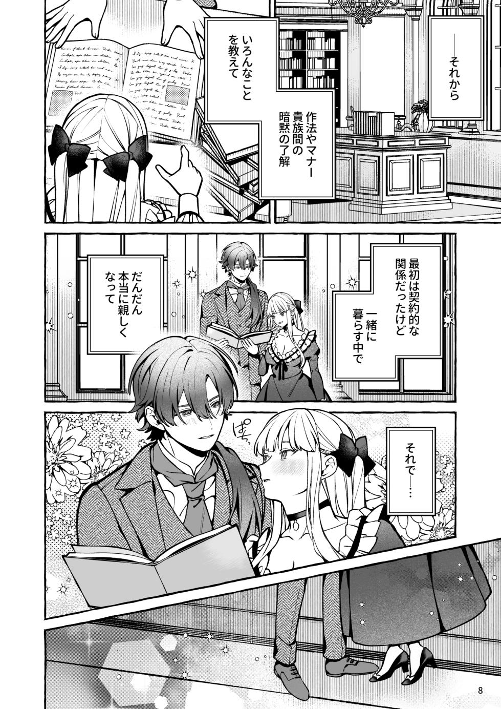 [Soboro Kenkyuujo (Yoshida Soboro)] Danzai Akuyaku Reijou to Moto Shiyounin no Konyaku - Page 9