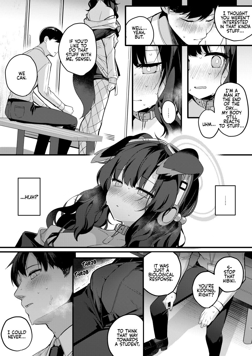 [Chocolate Synapse (Shika Yuno)] Nekoduka Hibiki ha Kyou mo Kotowarenai | Hibiki Nekozuka can't refuse today (Blue Archive) [English] [Digital] - Page 9
