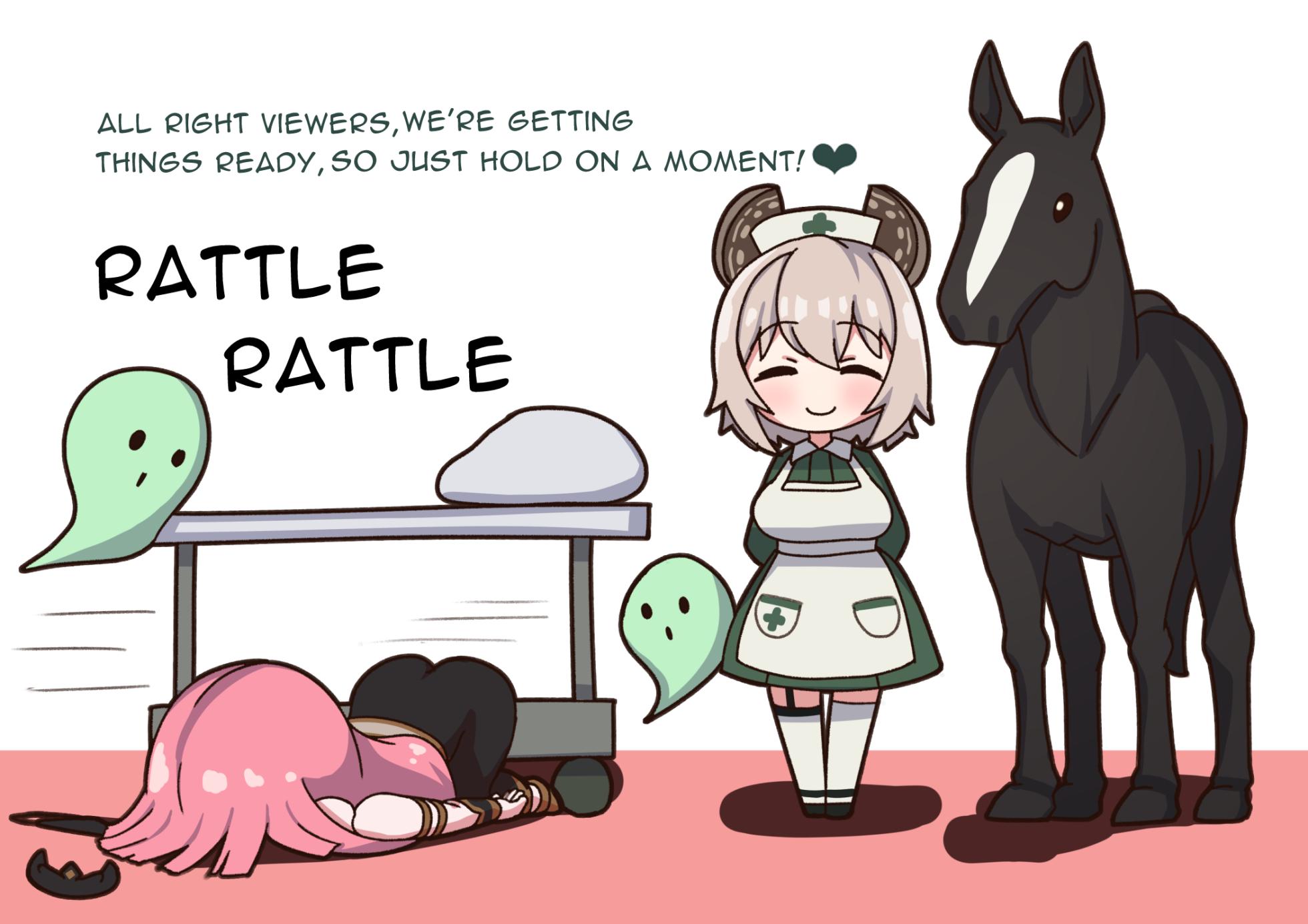 kulettula/クェッツァー Mori Calliope and Nimi Nightmare horse game (JP text and English Translation) - Page 9