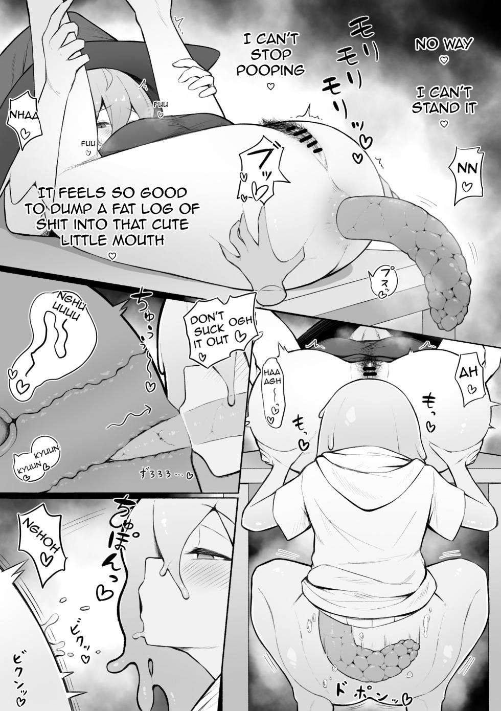 [Kakuzai] Majo no Unko o Taberu Slime Musume | Slime girl eating the witch's shit [English] - Page 3