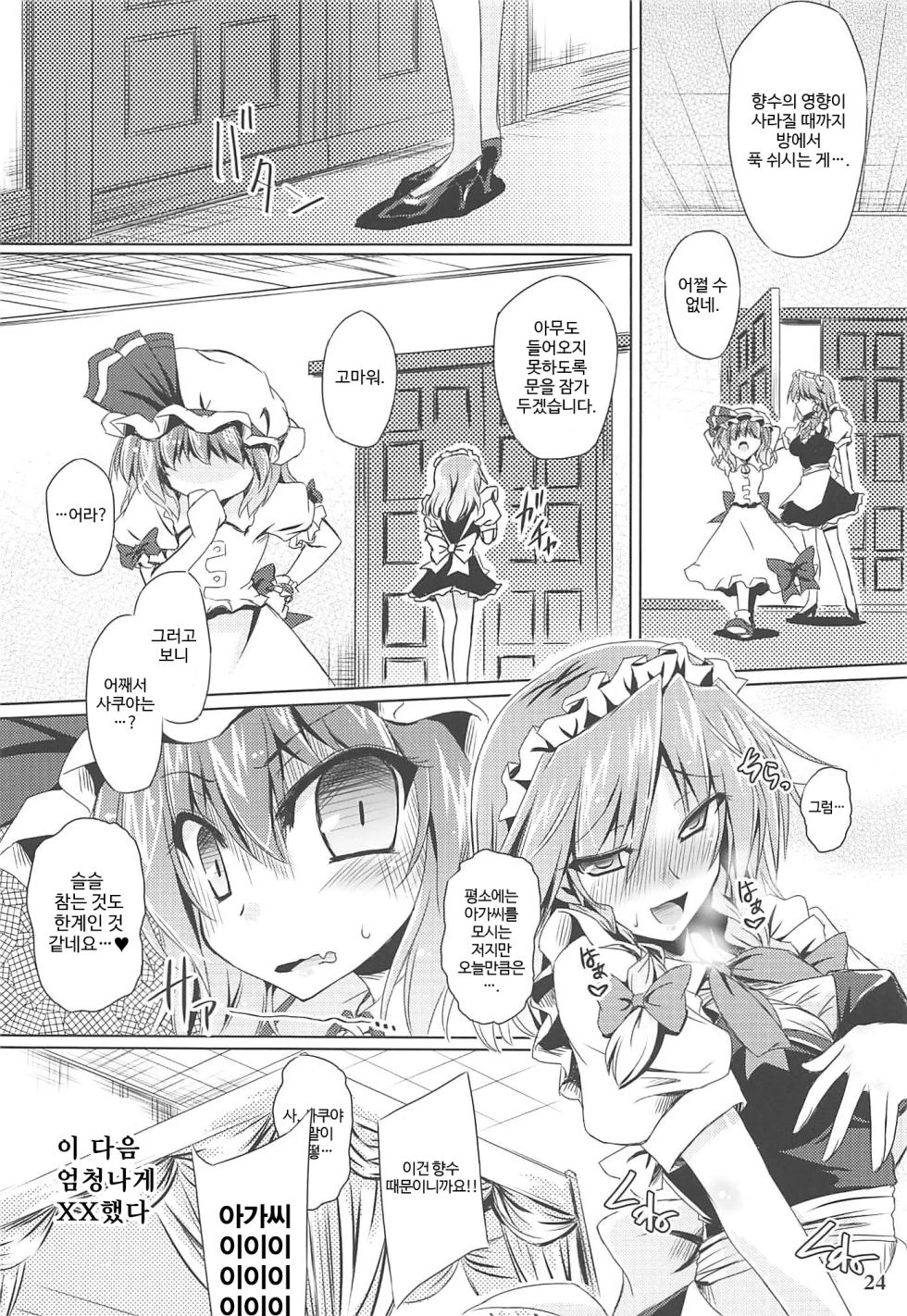(Reitaisai 15) [Reverse Noise (Yamu)] Charisma OverFlow | 카리스마 오버플로우 (Touhou Project) [Korean] [반카이] - Page 23