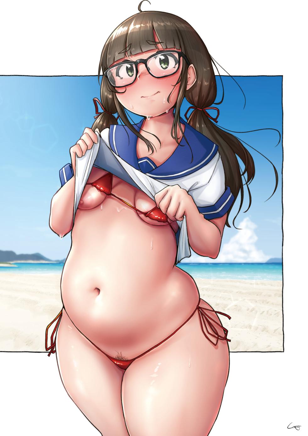 [Shigekix] Muchi Pocha JK Fuuki Iin to Himitsu no Okujou | Super Thicc Schoolgirls: The Disciplinary Committee Girl's Rooftop Secret (Muchi Pocha Poyon) [English] [skibidibenki] [Digital] - Page 28