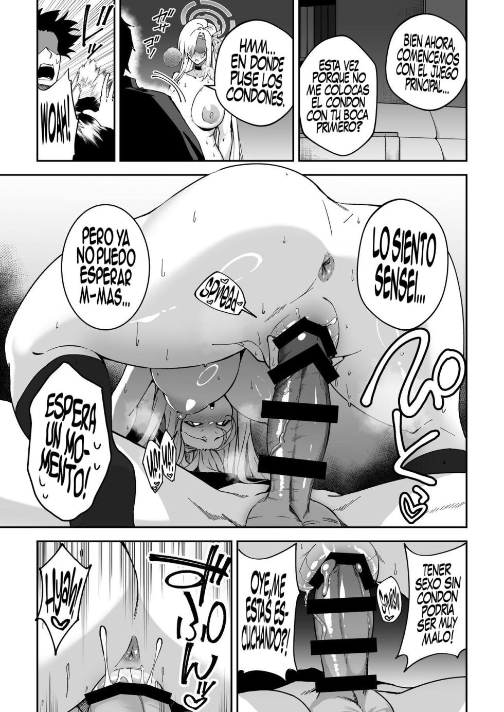 [Syunichi Kansuu (Syunichi)] Seito to Nakayoku Nareru Tatta Hitotsu no Houhou♂♀ 1&2 | La Única Forma de que Sensei se Lleve Bien con Todas sus Estudiantes♂♀ 1&2 (Blue Archive) [Spanish] [Germany united] [Digital] - Page 20