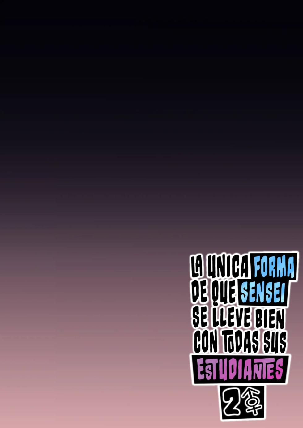 [Syunichi Kansuu (Syunichi)] Seito to Nakayoku Nareru Tatta Hitotsu no Houhou♂♀ 1&2 | La Única Forma de que Sensei se Lleve Bien con Todas sus Estudiantes♂♀ 1&2 (Blue Archive) [Spanish] [Germany united] [Digital] - Page 37