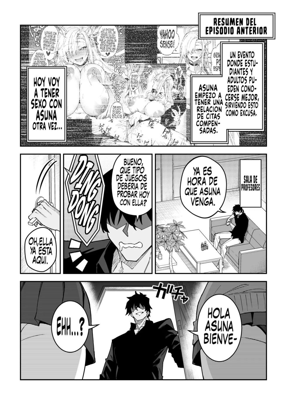 [Syunichi Kansuu (Syunichi)] Seito to Nakayoku Nareru Tatta Hitotsu no Houhou♂♀ 1&2 | La Única Forma de que Sensei se Lleve Bien con Todas sus Estudiantes♂♀ 1&2 (Blue Archive) [Spanish] [Germany united] [Digital] - Page 38