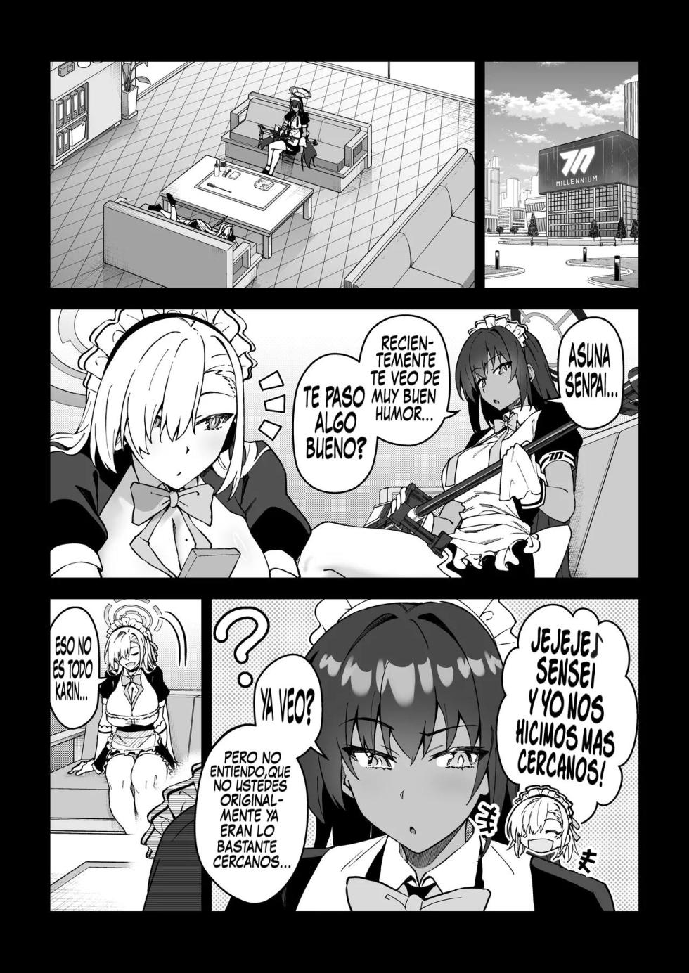 [Syunichi Kansuu (Syunichi)] Seito to Nakayoku Nareru Tatta Hitotsu no Houhou♂♀ 1&2 | La Única Forma de que Sensei se Lleve Bien con Todas sus Estudiantes♂♀ 1&2 (Blue Archive) [Spanish] [Germany united] [Digital] - Page 40