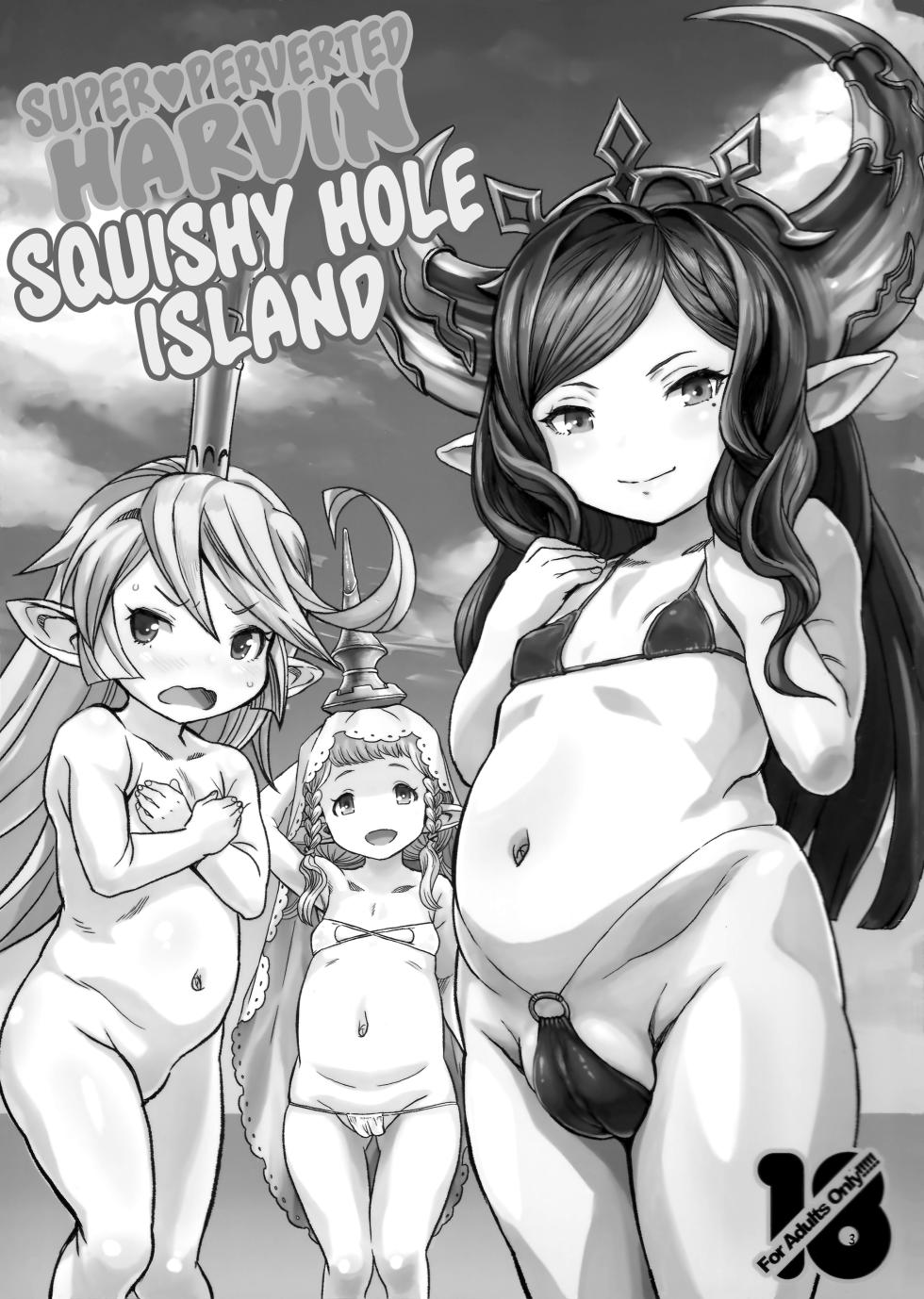 (C89) [Kakumei Seifu Kouhoushitsu (Various)] Dosukebe Harvin Puniana Tou | Super Perverted Harvin Squishy Hole Island (Granblue Fantasy) [English] - Page 2