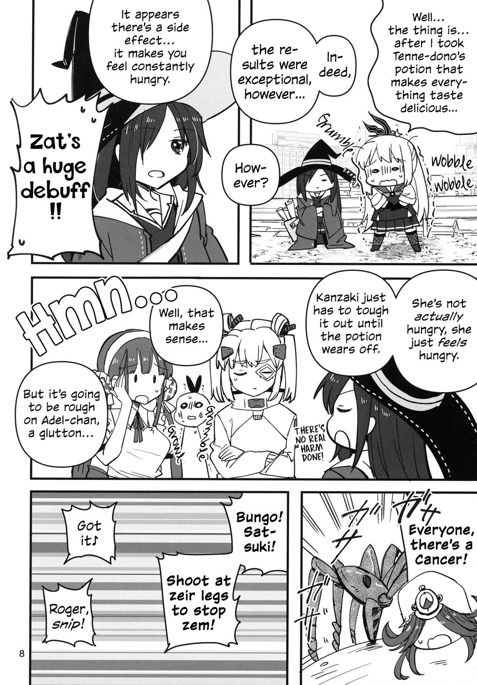 [Gyokusaijima (Sanpatisiki)] Shinobanu Ninja wa Kuishinbou | The Not-So Stealthy Ninja is a Glutton (Heaven Burns Red) [English] [ROSMONTISISLOVE] [Digital] - Page 8