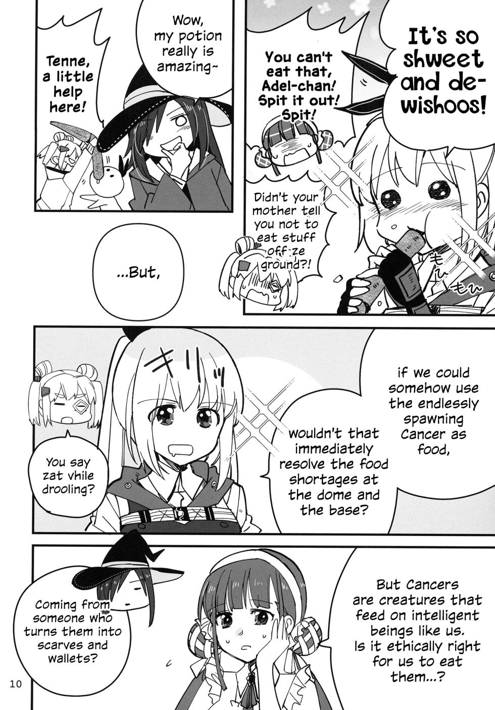 [Gyokusaijima (Sanpatisiki)] Shinobanu Ninja wa Kuishinbou | The Not-So Stealthy Ninja is a Glutton (Heaven Burns Red) [English] [ROSMONTISISLOVE] [Digital] - Page 10