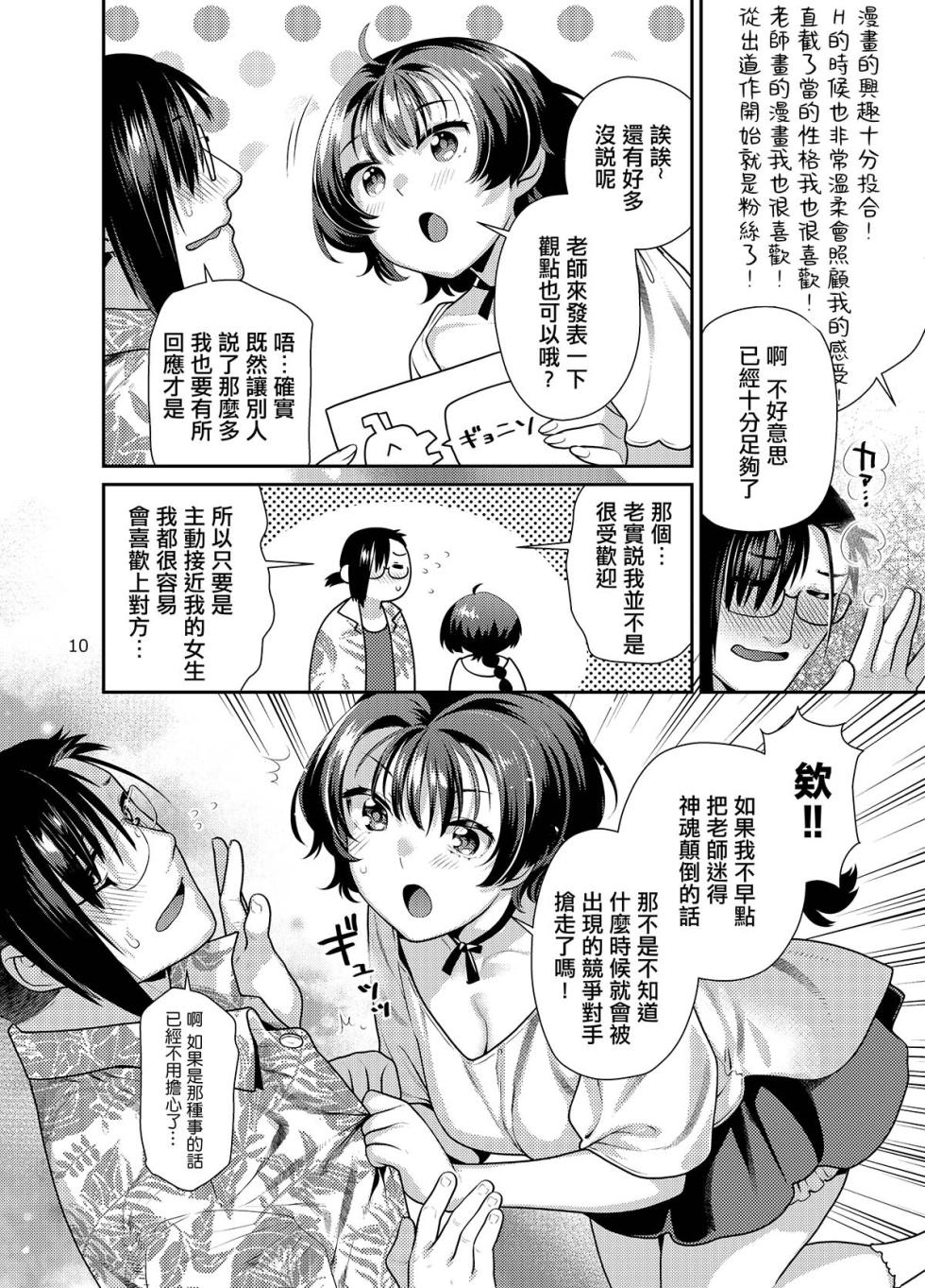 [Nekomataya (Nekomata Naomi)] Seiyoku Tsuyotsuyo Joshi wa Okute Eromangaka-san ni Gohoushi Play Shitai [Chinese] [摆烂吃瓜汉化] [Digital] - Page 10