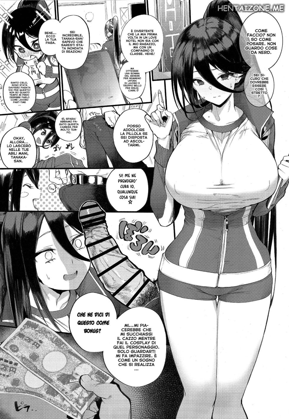 (C101) [Armadillo (Renji)] Kane sae Haraeba, Cosplay demo Hamete mo Kureru Gal o Te ni Iremashita | Una Gyaru Part-time [Italian] - Page 7