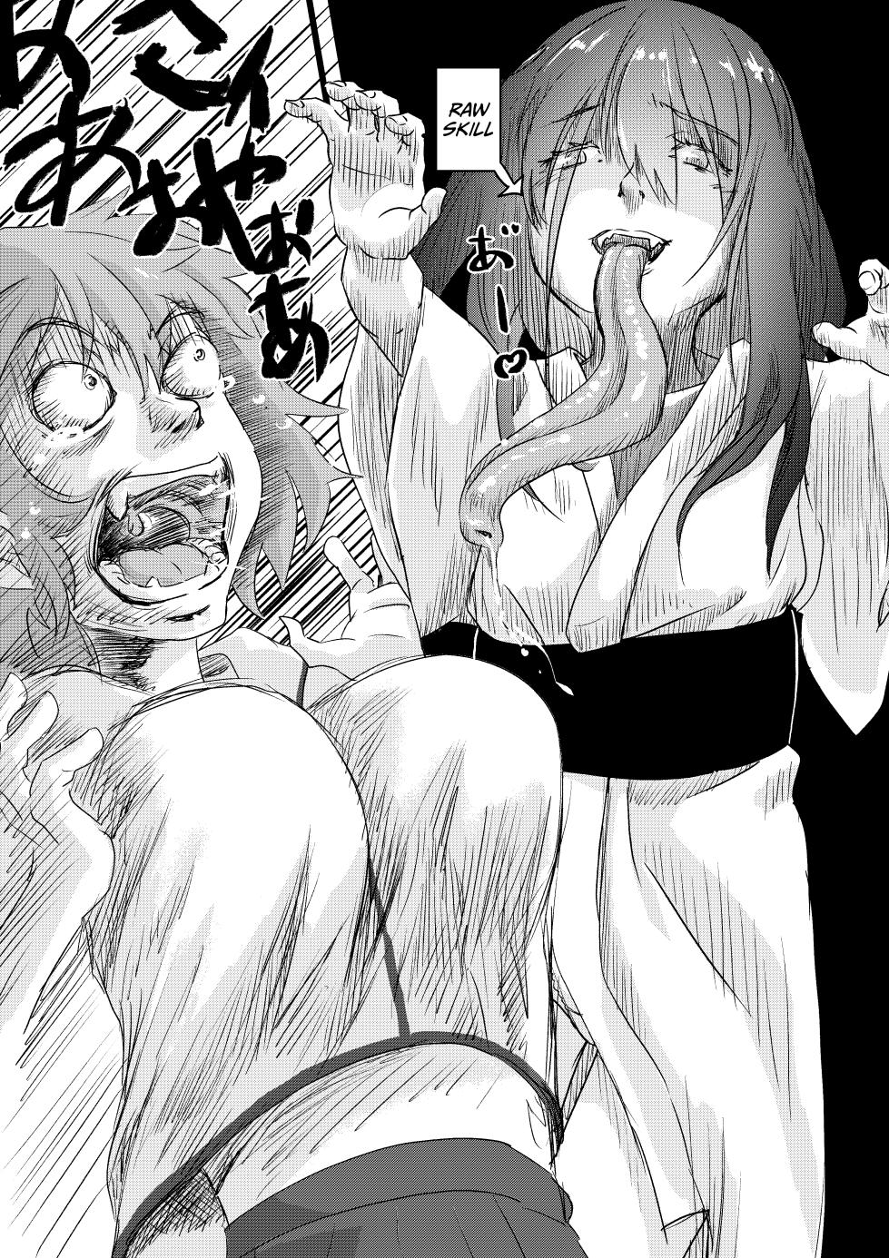 [Engawa Doumei (inkLoud2)] Shitanaga-chan to Kanbotsu-chan no Muishiki Yuri Ecchi [English] [CulturedCommissions] - Page 8