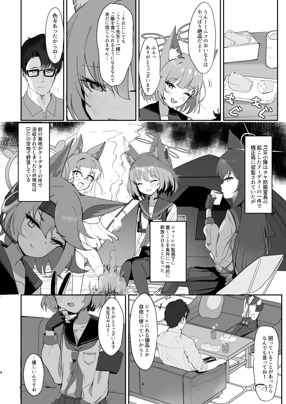 (C105) [Mochini House (Mochini)] Kakashi Tsugafu. (Blue Archive) - Page 3