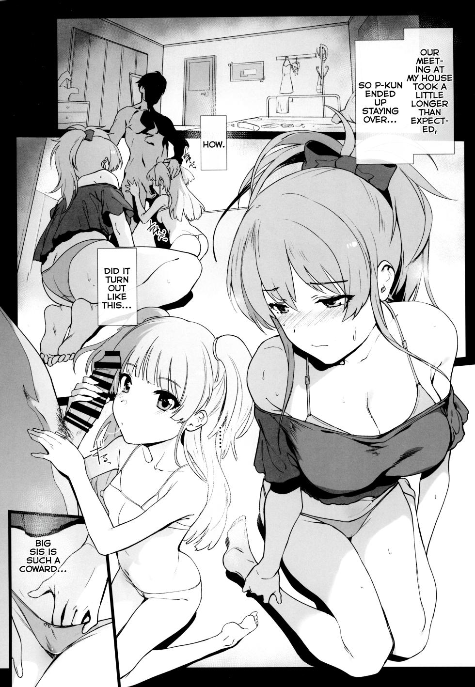 (C103) [Trinity Kyoudan (Yodare)] Jougasaki Mika no Shimai Jijou | Mika Jougasaki's Sisterly Dilemma (THE IDOLM@STER CINDERELLA GIRLS) [English] - Page 3