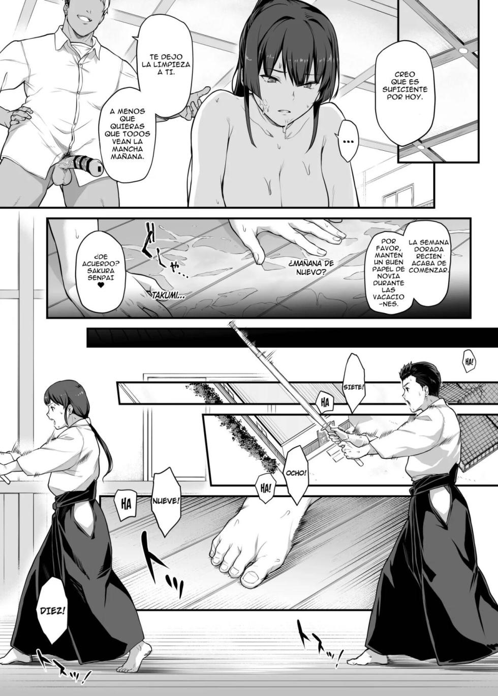 [Kaedeko, Yozo] Kendoubu Shushou de Osananajimi no Bijin de Tsuyoi Boku no Kanojo ga, Charao ni Assari Otosareru Wake ga Nai [Spanish] [Zero+Luxord] - Page 27