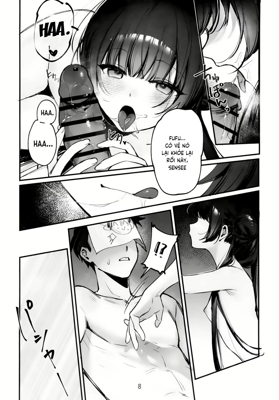 [Gyoza Baby (Waraiwari Gyoza)] Zenshin Massage Shiyou! Kisaki Kaichou! 2 | Cùng mát xa toàn bộ cơ thể nào, chủ tịch Kisaki! 2 (Blue Archive) [Vietnamese] - Page 6