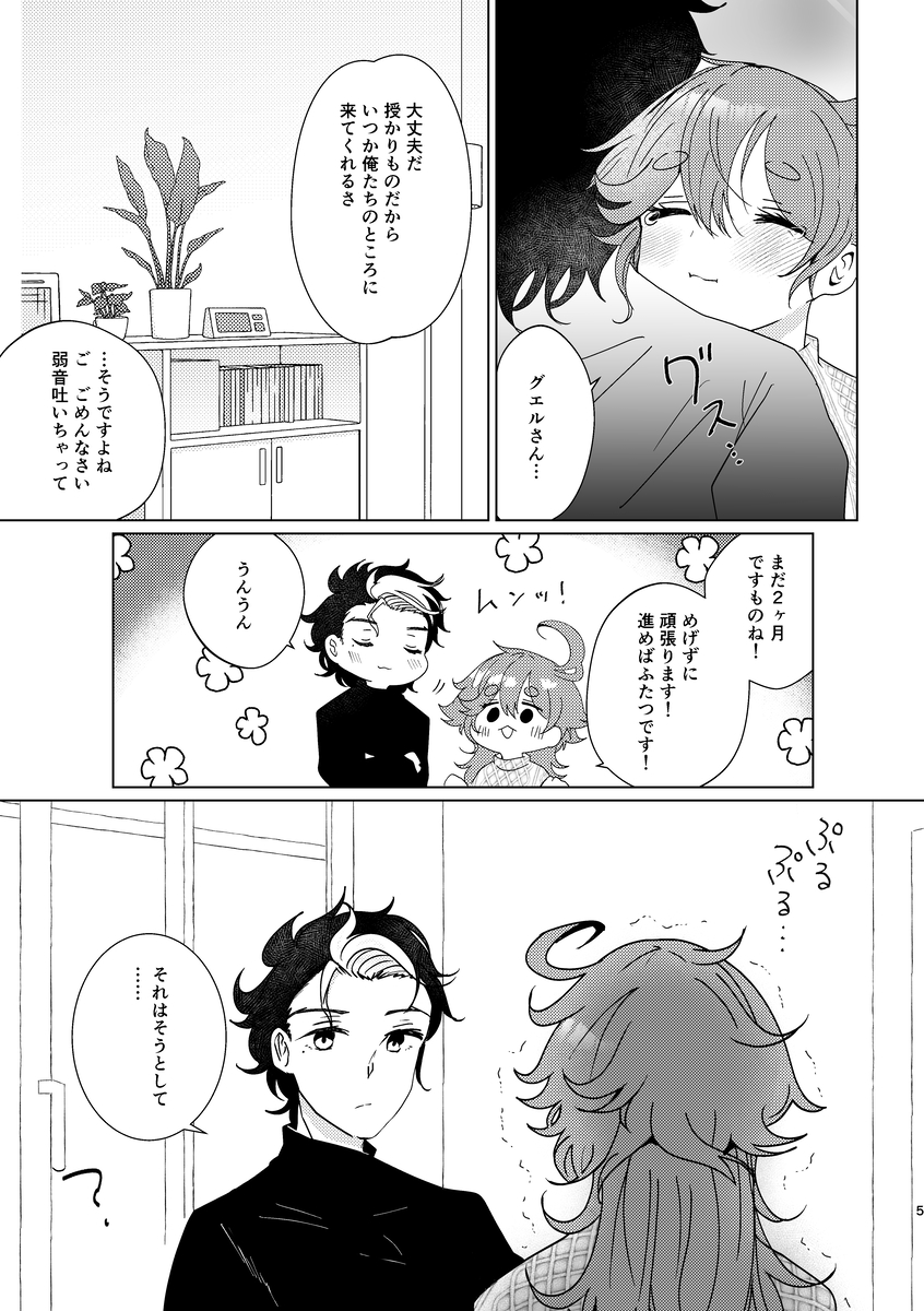 [ Buru beri ōba hata ]I want you(Mobile Suit Gundam: The Witch from Mercury) - Page 4