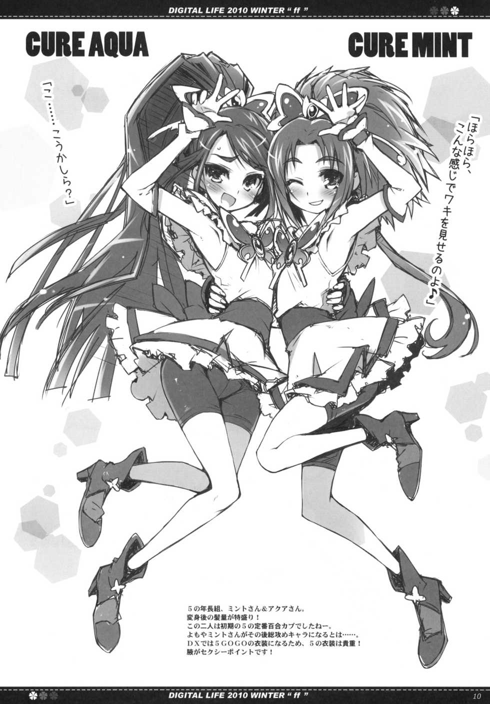 (C79) [life & Digital Flyer (Haga Yui & Ohta Yuuichi)] DIGITAL LIFE 2010 WINTER ff (Precure Series) - Page 9