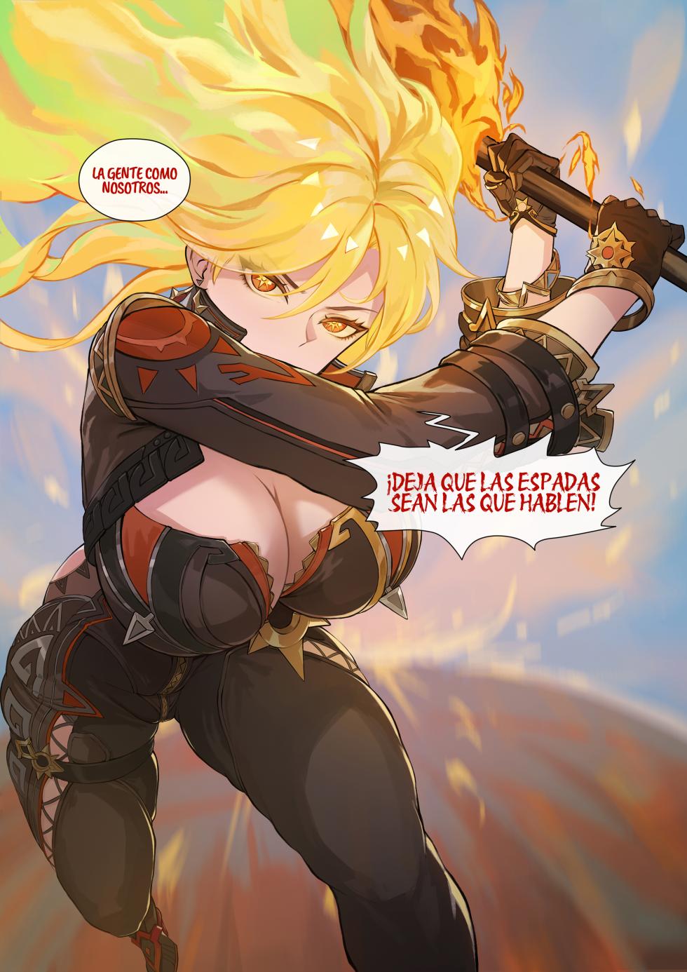 [Frozen Spider Lily] Mavuika (Genshin Impact) [Spanish] - Page 1