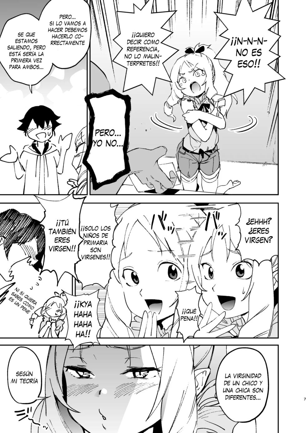 [Camrism (Kito Sakeru)] Yamada Elf-sensei no Yaruki SEX Fire | El ardiente entusiasmo sexual de Yamada Elf-sensei (Eromanga Sensei) [Español] [Traducciones necesarias] [Digital] - Page 6